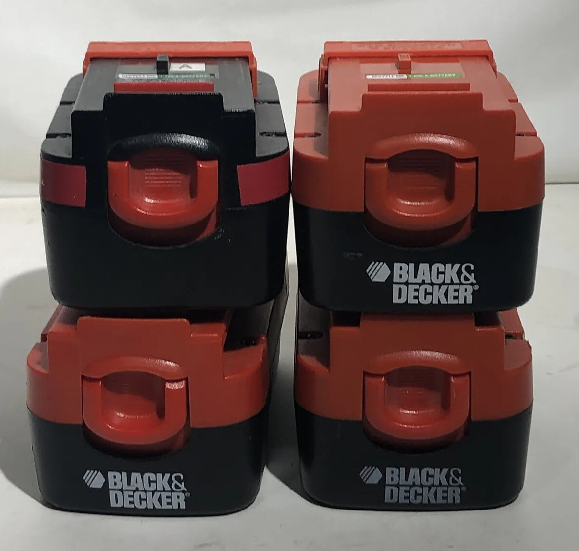 Lot of 4 OEM Black & Decker Single Source Battery 18V HPB18-