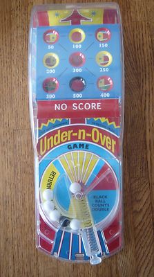 Schylling Under-n-Over Pinball....Retro Marble Shooting Game...New In Box