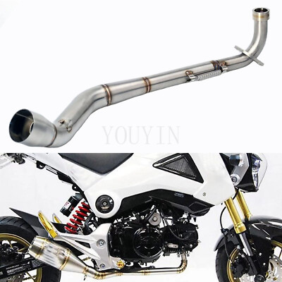 For Honda Grom MSX 125 2013-2024 Motorcycle Exhaust System Header Mid Link Pipe