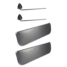 CJ Classic Trucks Sun Visor Kit Black F-100 1948-1952