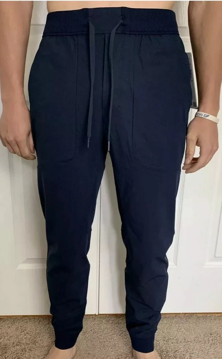 Lululemon Men Size S ABC Jogger Blue TRNV Yoga Surge Discipline