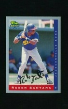 1993 Classic Best Minor League Ruben Santana #254 signed autograph very tough