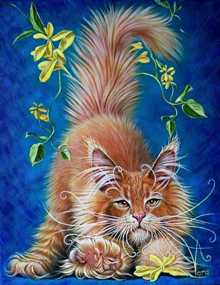 PROFESSIONAL AUTHOR PAINTING OIL ON CANVAS ''Sweetie Wizard'' ART VERA GONCHARENKO