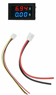 Voltmetro Digitale DC 4-100V - Misuratore Tensione Per Auto, Moto, Camper, Con Display LED Blu - Foto 10