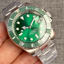 40mm Tandorio Green Dial Sapphire Glass Japan NH35A Automatic Mens Wrist Watch