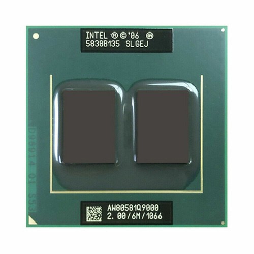 Intel Core 2 Quad Q9000 2.0GHz SLGEJ 6M 1066MHz Socket P Laptop CPU Processor - Picture 2 of 4