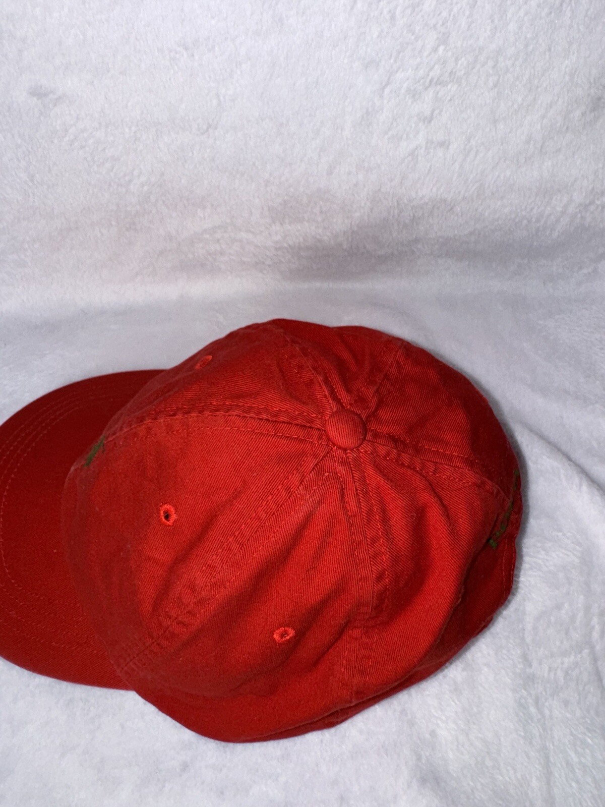 Cappello berretto baseball vintage Polo Ralph Lauren con cinturino regolabile pony ricamato