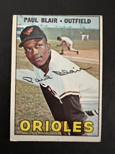 1967 Topps Paul Blair #319, miscut - 50% off 5 or more under $5