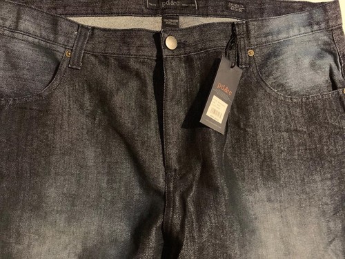 Vaqueros de papel mezclilla para hombre Straight Fit 42 X 30 Garet - Imagen 3 de 5