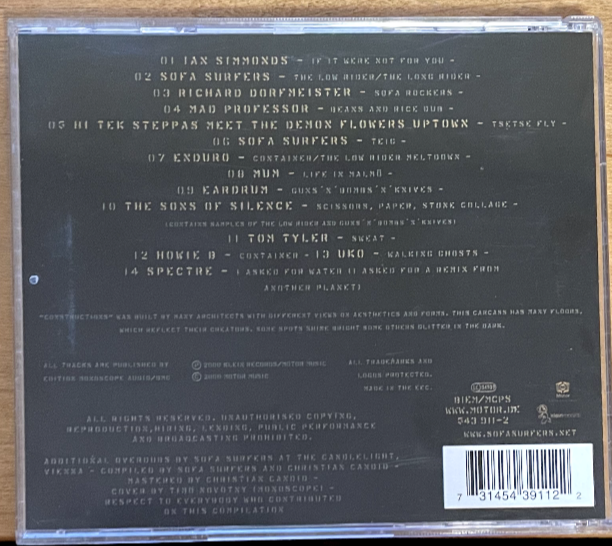Sofa Surfers – Constructions: Sofa Surfers Remixed And Dubbed - CD