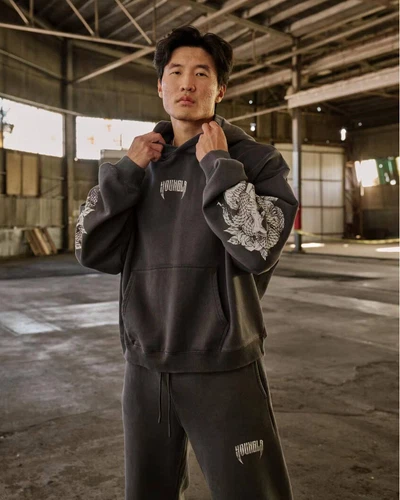 New Mens YoungLA 5125-THE DAWN COLLECTION-HOODIES S-2XL Gym Sweatshirt Pullover - Picture 11 of 32