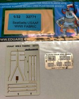 Eduard Seatbelts Sitz-Gurte Usaaf Wwii Fabric ÄTzteile ÄTzsatz 1:32 FüR Bausatz