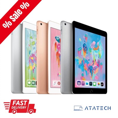 Apple 9.7'' iPad 6th Generation 32GB /128GB (Wi Fi) All Colors OpenBox (VeryGood)