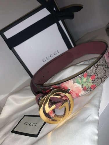 Cintura Gucci GG Blooms, taglia 32, fibbia doppia G | eBay