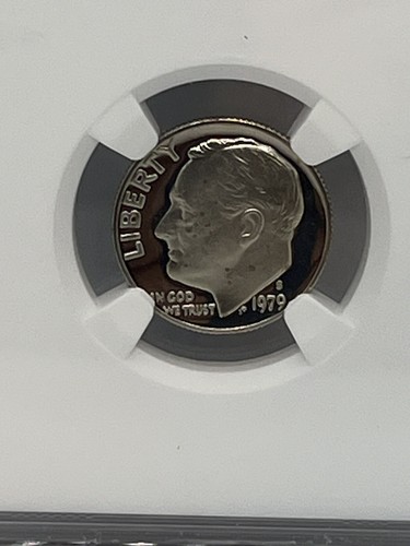 1979 S TYPE 2 ROOSEVELT DIME NGC PF69 ULTRA CAMEO #805 - Picture 2 of 4