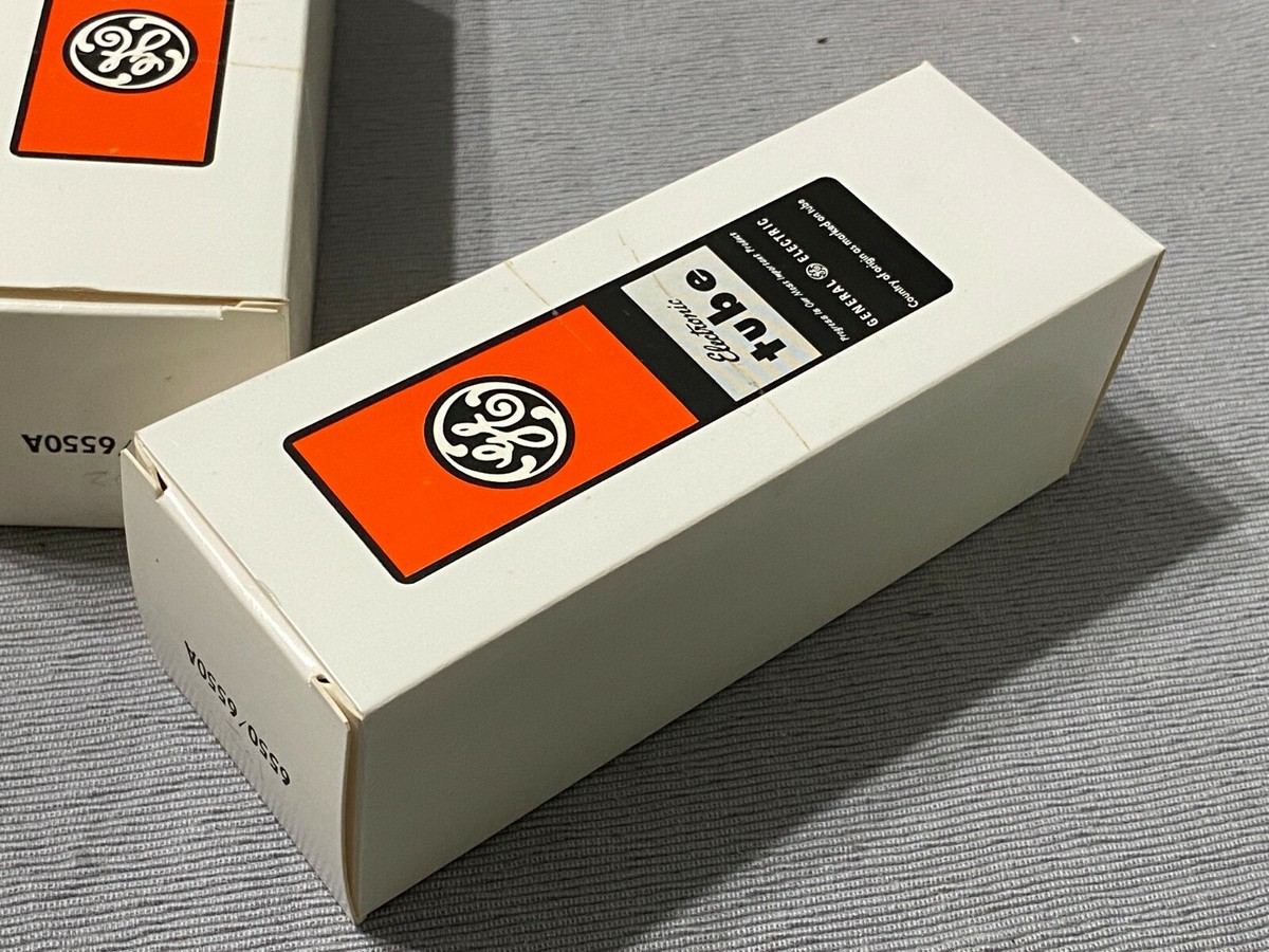 □General Electric ~ RCA / 6550A 6本 セット GE USA 真空管 ゼネラル