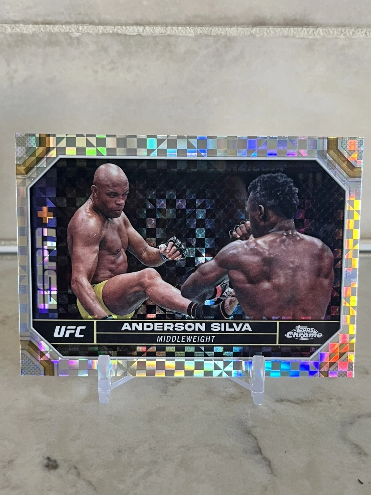 2024 Topps Chrome UFC Anderson Silva X-Fractor