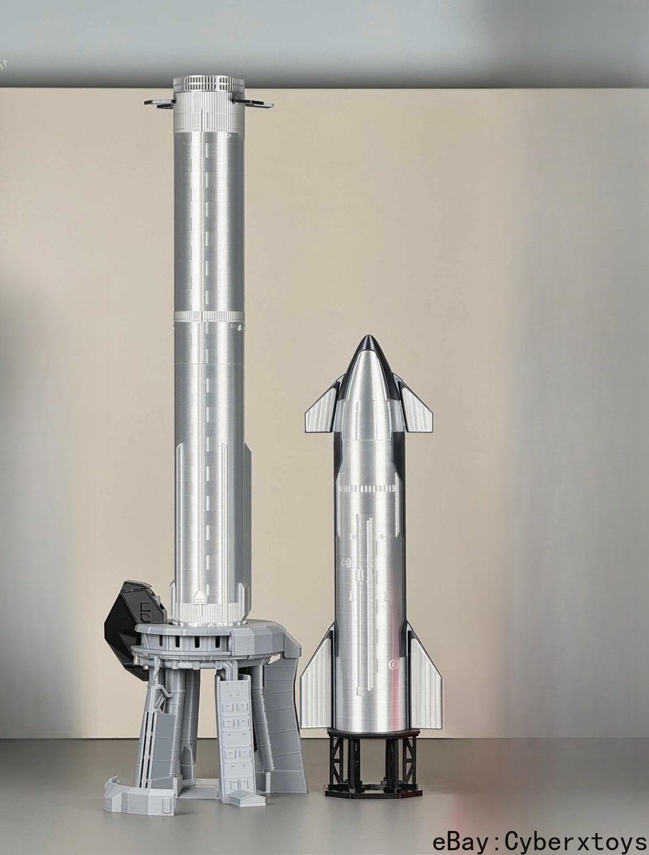 1:200 SpaceX Starship Super Heavy Propulsion Rocket Model Out of