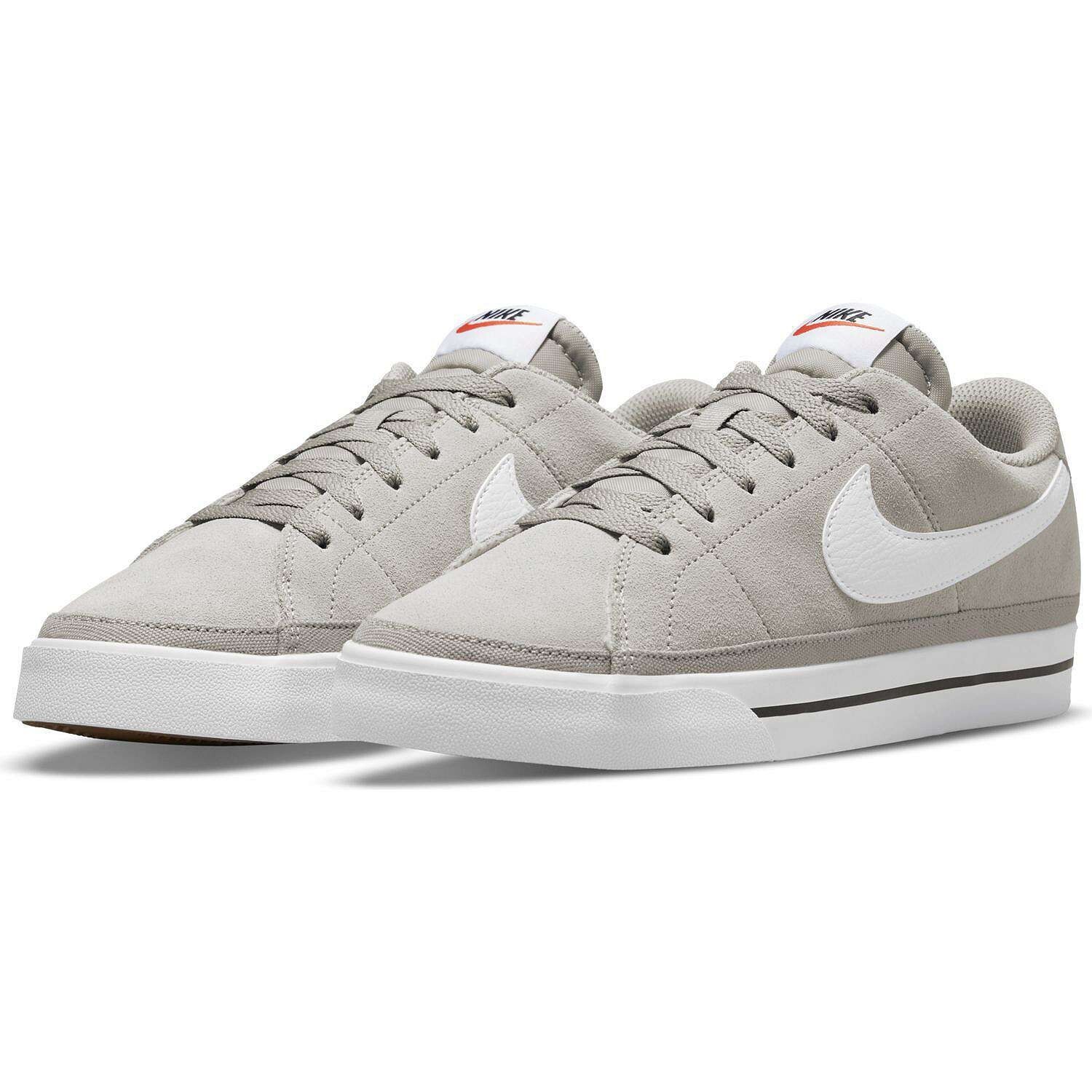 Size 10.5 - Men Nike Court Legacy Suede Cobblestone/White-Black