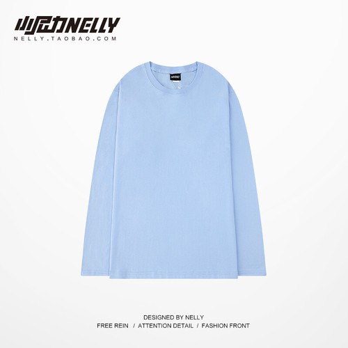 Camiseta básica de manga larga 100 % algodón para hombre y mujer, top de otoño estilo retro - Imagen 34 de 43