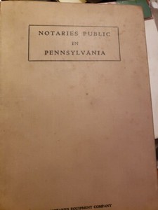 NOTARIES PUBLIC IN PENNSYLVANIA  bx733