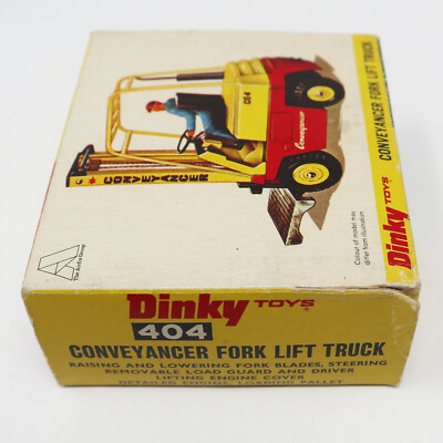 VINTAGE MECCANO DINKY TOYS 404 CONVEYANCER FORK LIFT TRUCK DIECAST