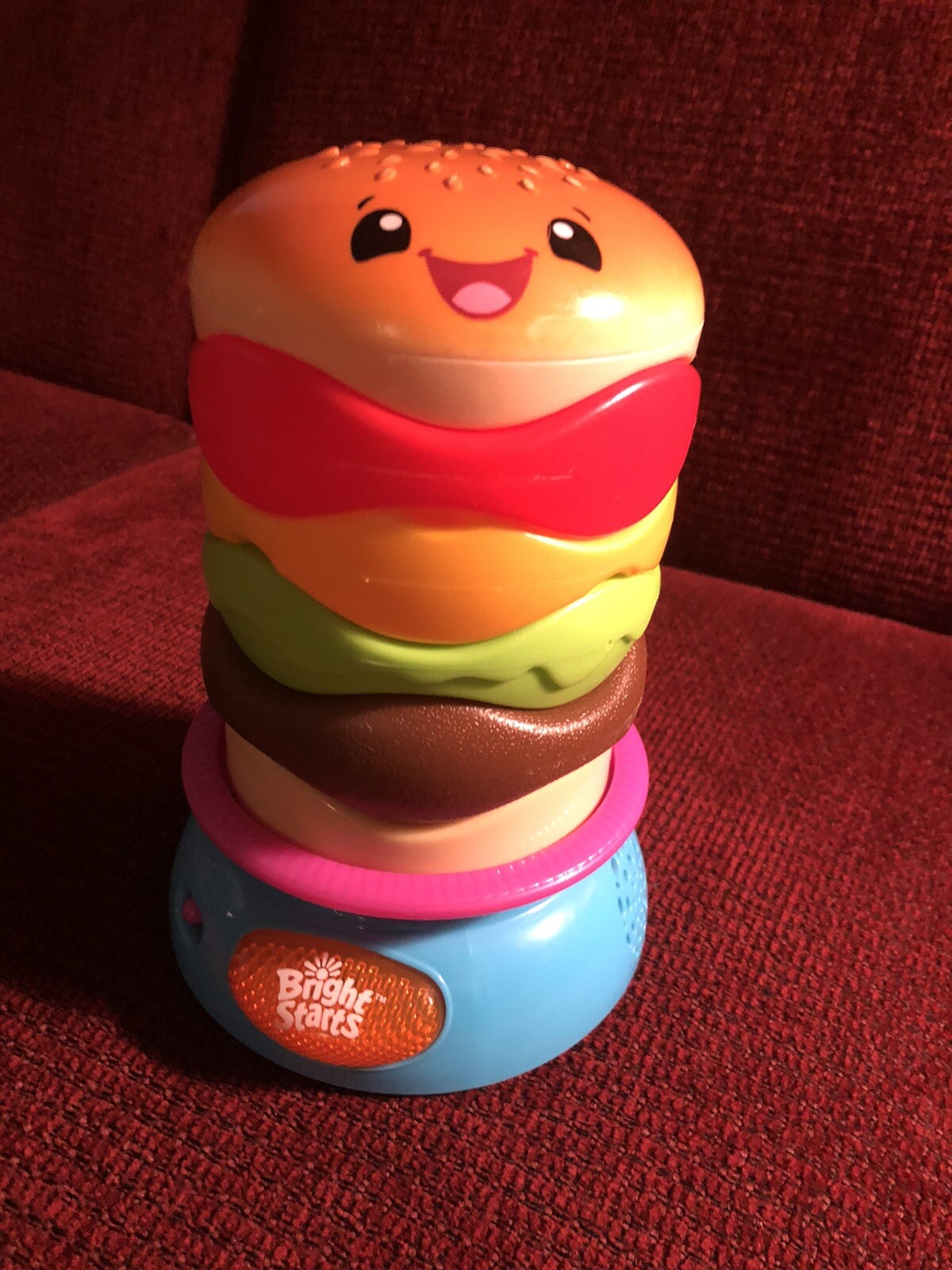 bright starts hamburger toy