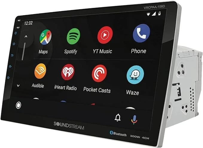 Soundstream VRCPAA-106F VRCPAA-106F 10.6" Doble DIN DVD Cabezal Apple Car Play Foto 2 de 4