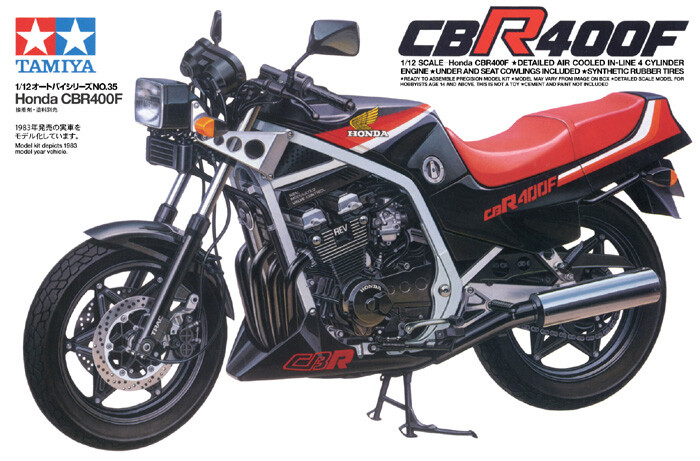 TAMIYA CBR400F プラスチックモデルキット Rare model kit Tamiya 1/12 Honda CBR 400F from Japan 3422 | eBay