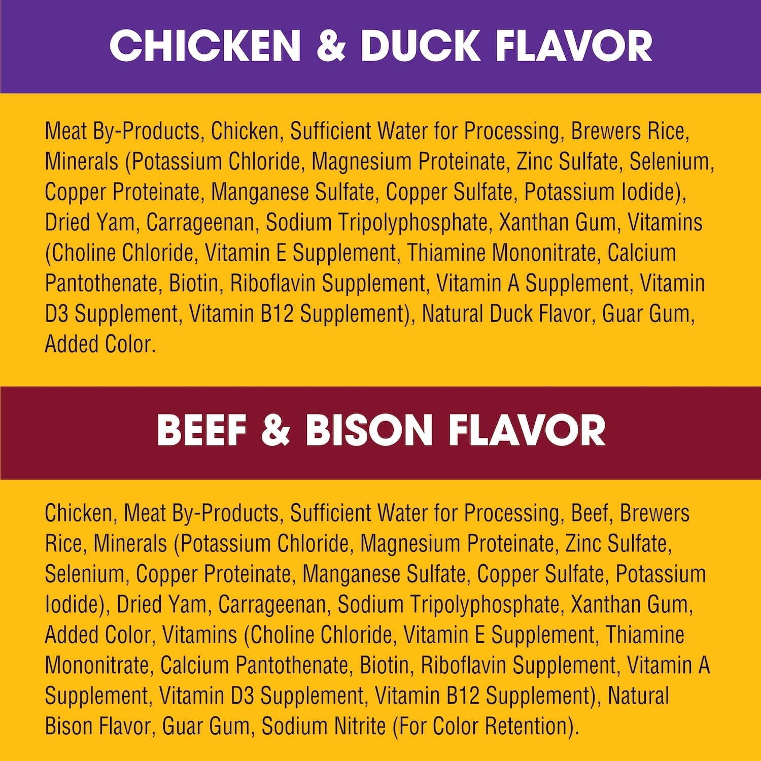 High Protein Beef & Bison Chicken & Duck Wet Dog Food Variety Pack 12 Pack NEW