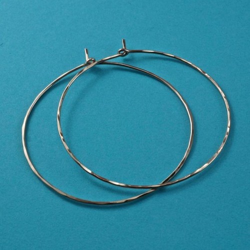 14k rose Gold filled hoops choose size by Cecile Stewart Jewerly - Picture 3 of 4