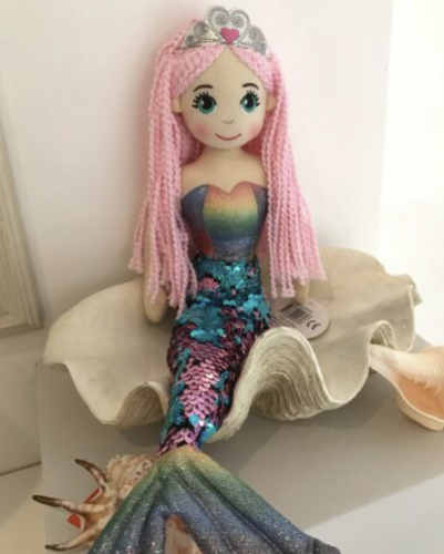 ~❤️Muñeca SIRENA Peluche Mediana Suave Lentejuelas Abatibles 45 cm NUEVO LANZAMIENTO Regalo de Cumpleaños - Imagen 54 de 92