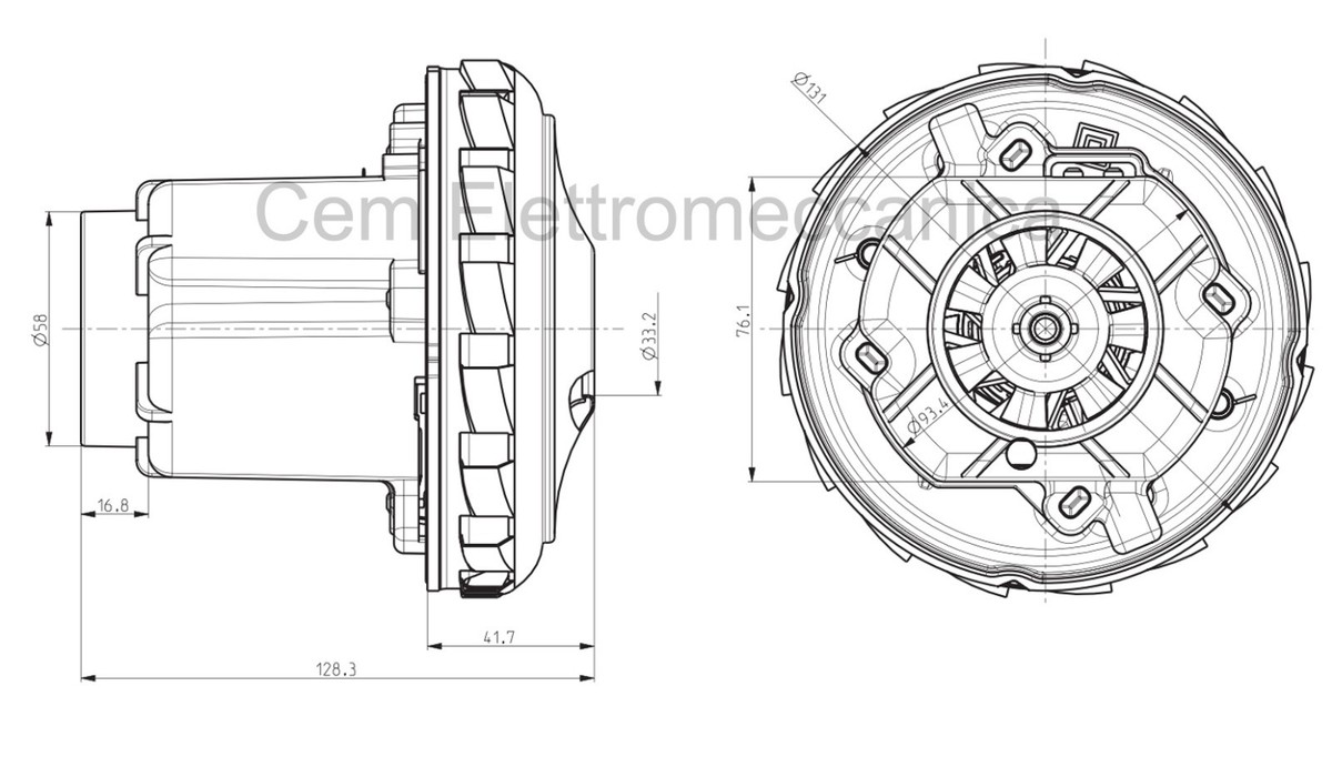 Motore Aspirapolvere K&auml;rcher Motore Di Aspirazione Per K&auml;rcher WD