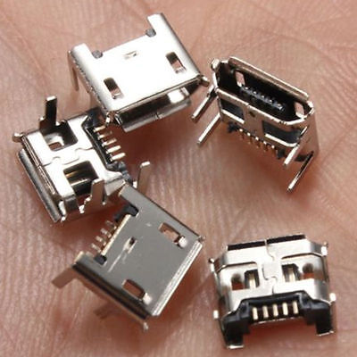 10X Micro USB Type B Female 5Pin SMD DIP Charging Port ...