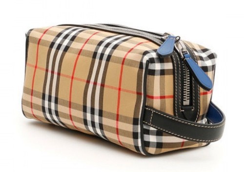 Burberry Vintage Unterschrift Kulturbeutel Toilettenartikel Karo Beutel London rrwCqxZBH