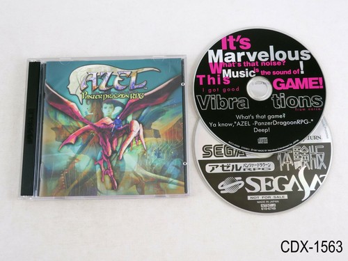 Azel Panzer Dragoon RPG OST LE Sega Saturn Music Soundtrack CD Japan US Seller - Picture 7 of 7