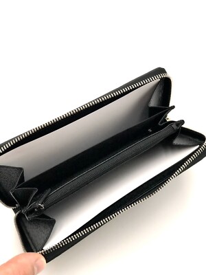 Gucci Leather and Nylon Off The Grid Zip Around Long Wallet Black