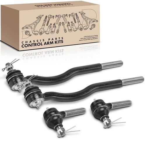4x Kit de extremo de varilla de amarre interior y exterior delantero para Chevy Tracker Geo Tracker 89-97 Suzuki - Imagen 9 de 9