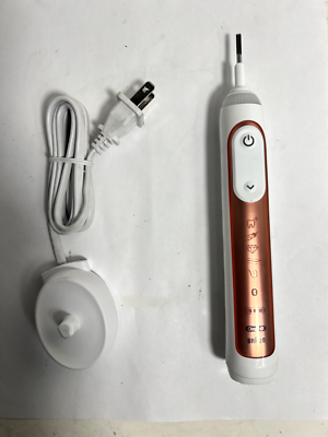Oral-B Genius Pro 8000 Rechargeable Electric Toothbrush Bluetooth Rose  Gold