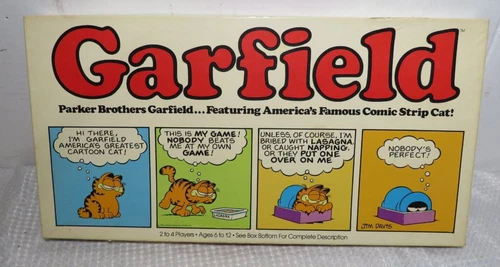 Vintage 1978 Garfield Board Game by Parker Brothers No 116 99% Complete