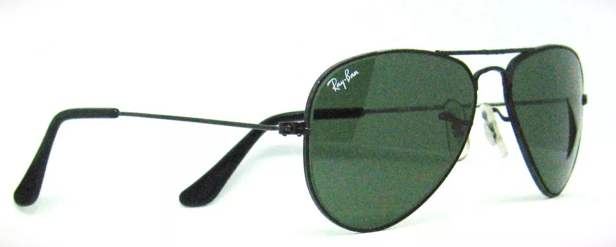 Ray-Ban USA Vintage 90s B&L Aviator L2848 Small 52 G-15 Black Chrome  Sunglasses