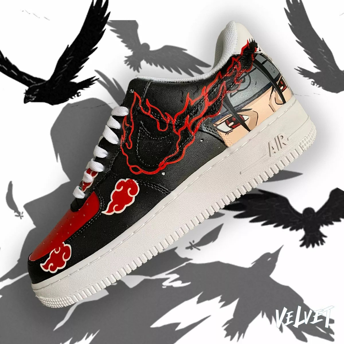 uchiha itachi nike dunks naruto