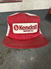 Kendall Motor Oil Vintage Mesh Back Snapback Trucker Hat