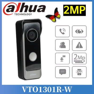 Dahua VTO1301R-W IP & Wi-Fi Villa Door Station Zwei-Wege Audio Video Türklingel