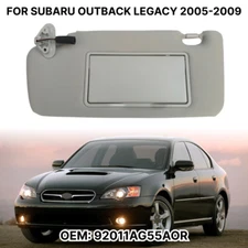 For 2005-2009 Subaru Legacy Outback Gray Sun Visor Driver Left Side 92011AG55AOR