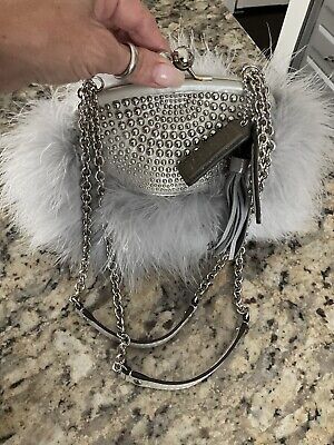 Coach Occasion Ostrich Feather Kisslock Crossbody Clutch Coach Occasion Ostrich Feather Kisslock Crossbody Clutch