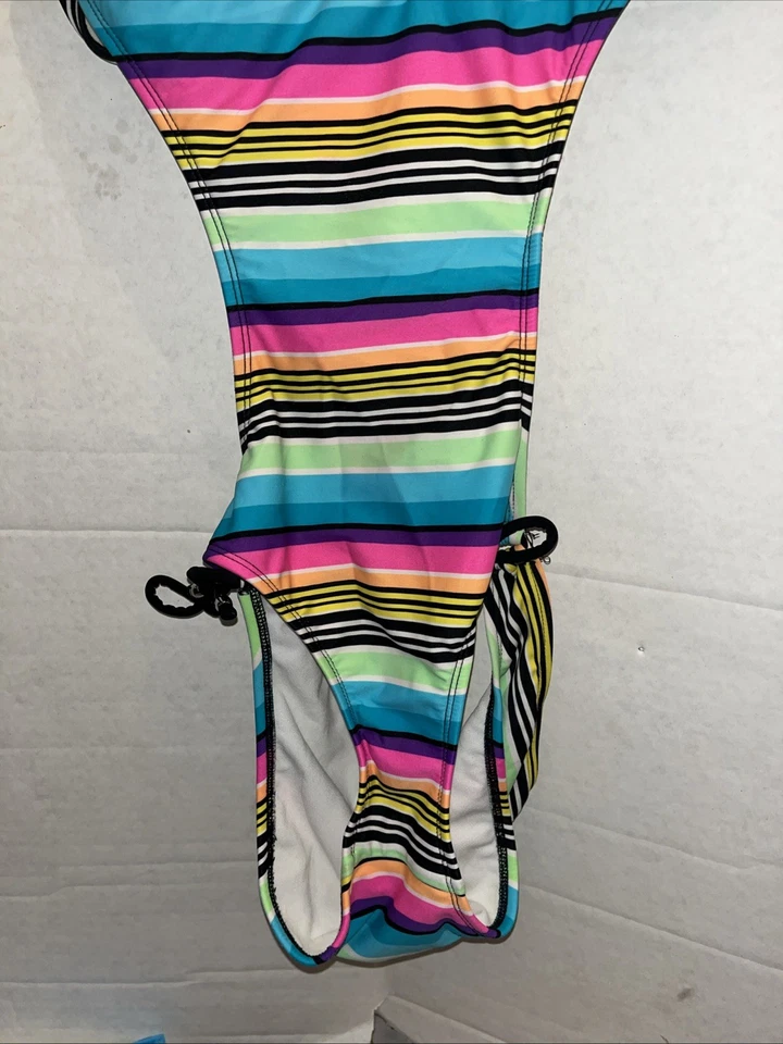 Hobie SEXY One Piece Swimsuit Tie Sides Backless Cut Out Womens Size Medium - Image 4 of 4