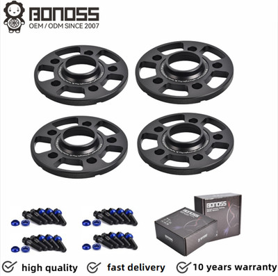 4*(12mm+15mm) Bonoss Wheel Spacers 5x112 66.5 For Mercedes-Benz E300 W212 W213