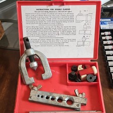 Double Flaring Tool Set 45 With Bar Adapters Swivel Handle 316-58 I Double Flaring Tool Set 45 With Bar Adapters Swivel Handle 316-58 I