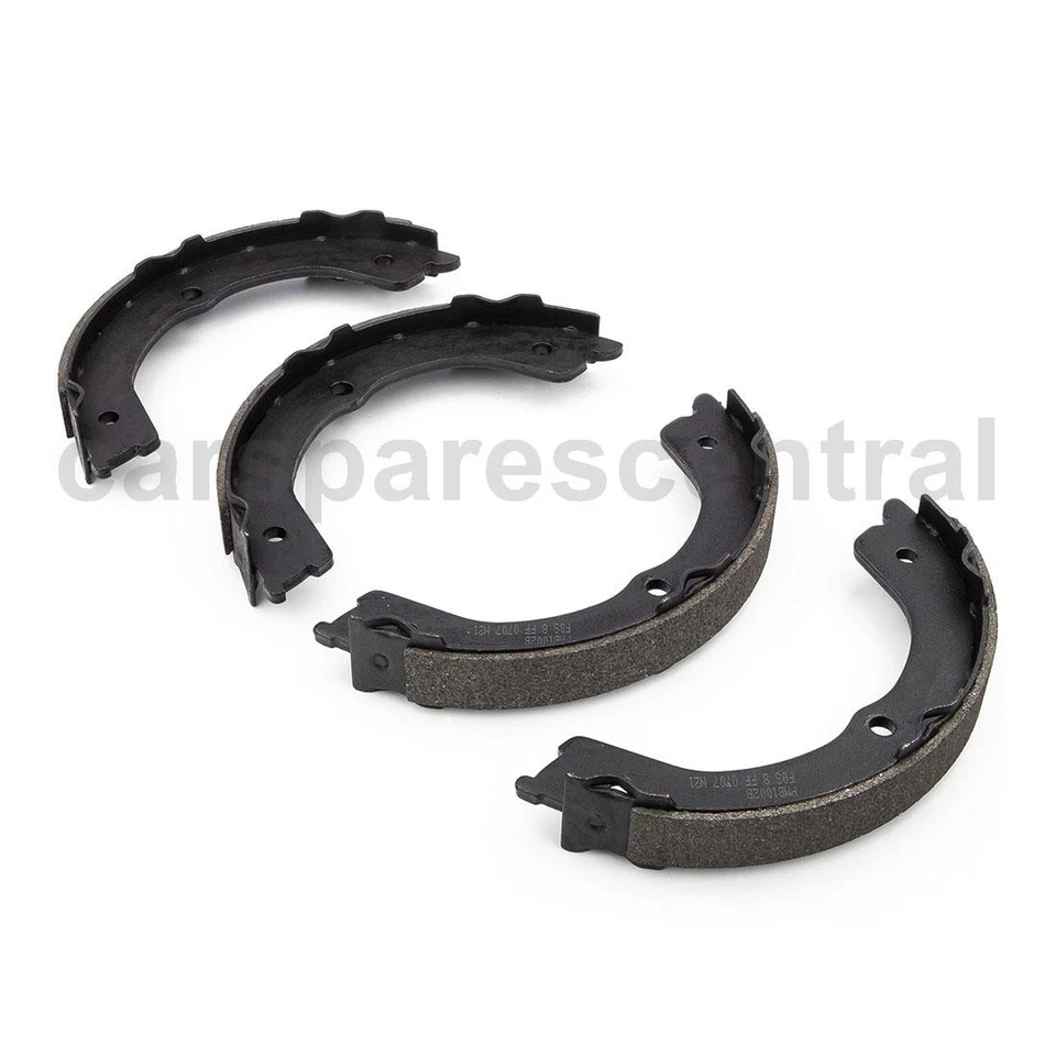 Zapata de freno de estacionamiento semimetálica trasera compatible con Infiniti QX56 2011 2012 2013 Foto 2 de 3